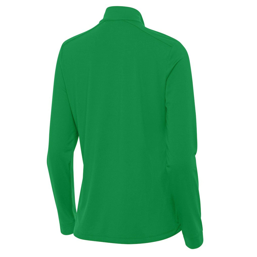 NBA - Denver Nuggets Antigua Women's St. Patrick's Day Intent Quarter-Zip Top - Kelly Green