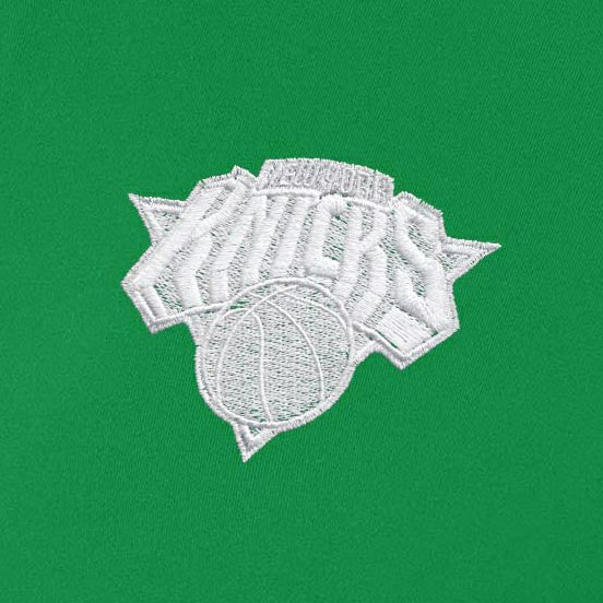 NBA - New York Knicks Antigua Women's St. Patrick's Day Intent Quarter-Zip Top - Kelly Green