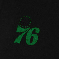 NBA - Philadelphia 76ers Antigua Women's St. Patrick's Day Intent Quarter-Zip Top - Black