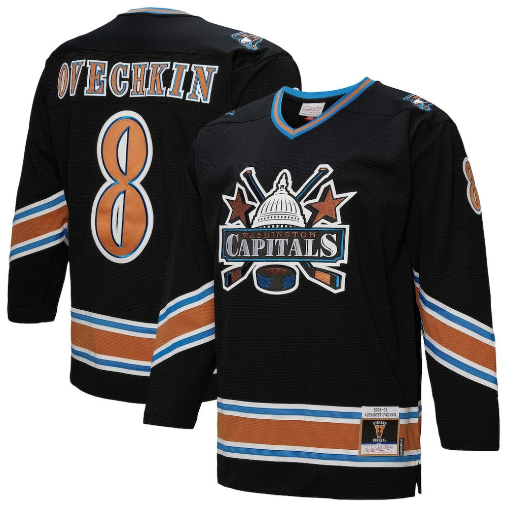 Alexander Ovechkin Washington Capitals Mitchell & Ness 2005/06 Power Play Jersey - Black | NHL Jerseys