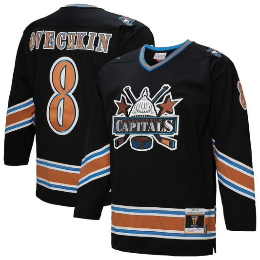 Alexander Ovechkin Washington Capitals Mitchell & Ness 2005/06 Power Play Jersey - Black | NHL Jerseys