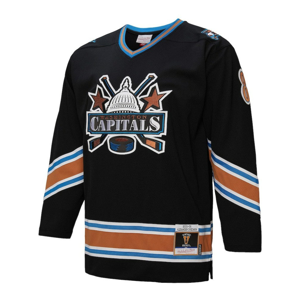 Alexander Ovechkin Washington Capitals Mitchell & Ness 2005/06 Power Play Jersey - Black | NHL Jerseys