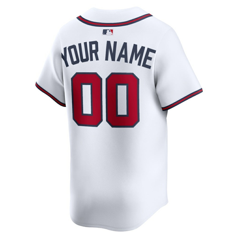 Atlanta Braves Nike Home Limited Custom Jersey Lifestyle
