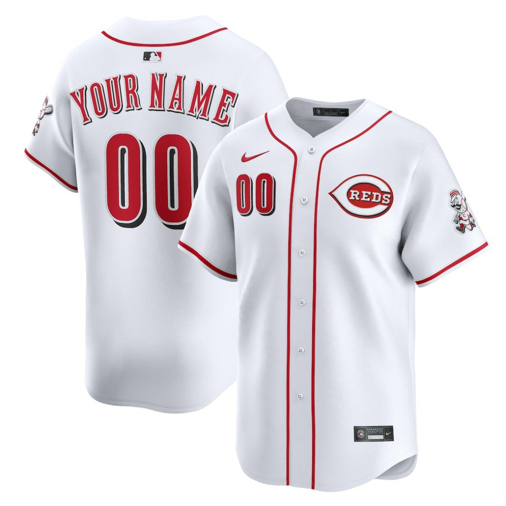 Cincinnati Reds Nike Home Limited Custom Jersey discount
