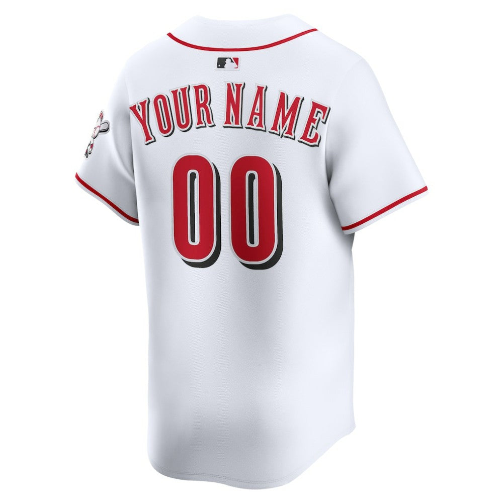 Cincinnati Reds Nike Home Limited Custom Jersey discount