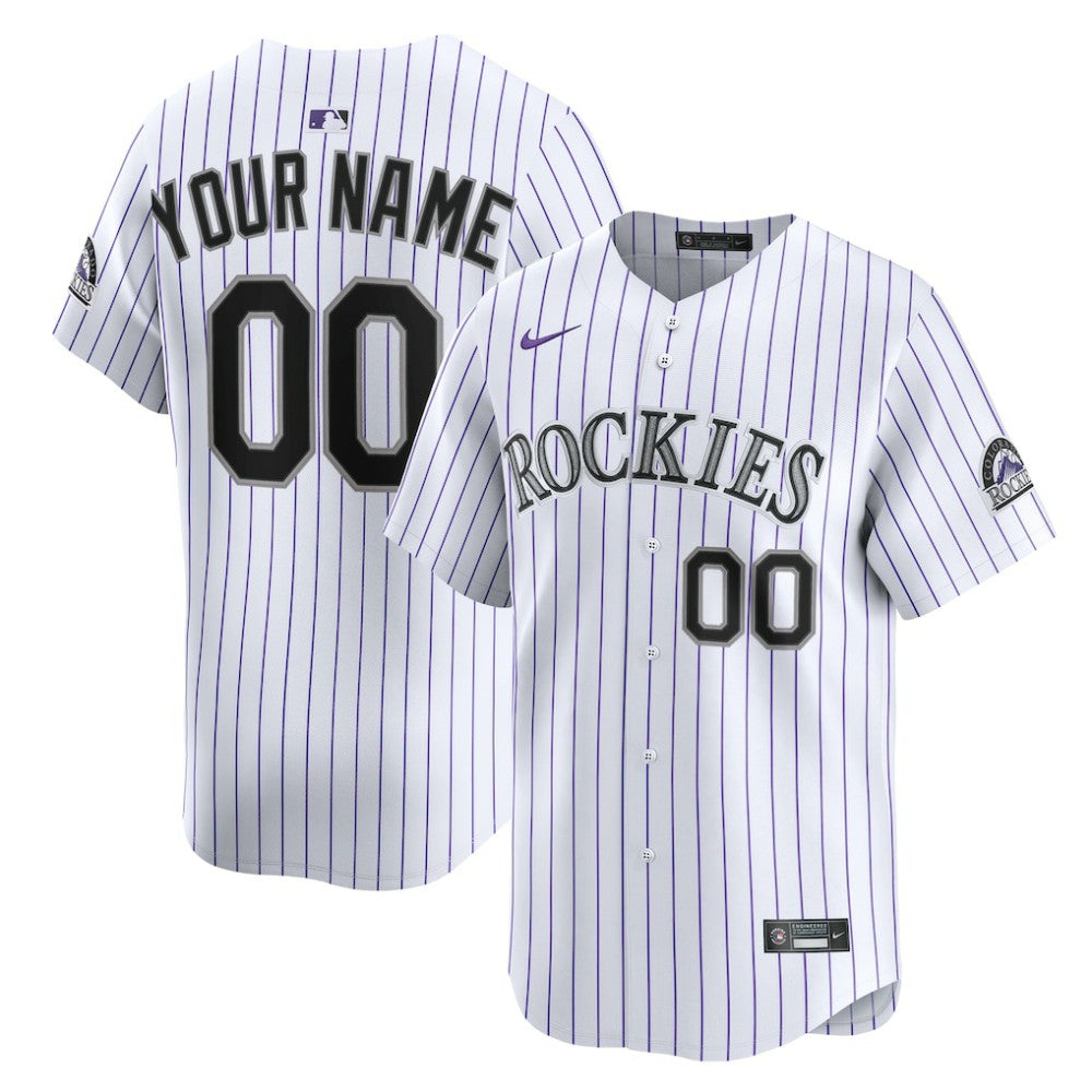 Colorado Rockies Nike Home Limited Custom Jersey On Sale