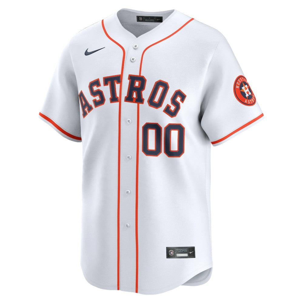 Houston Astros Nike Home Limited Custom Jersey Clearance