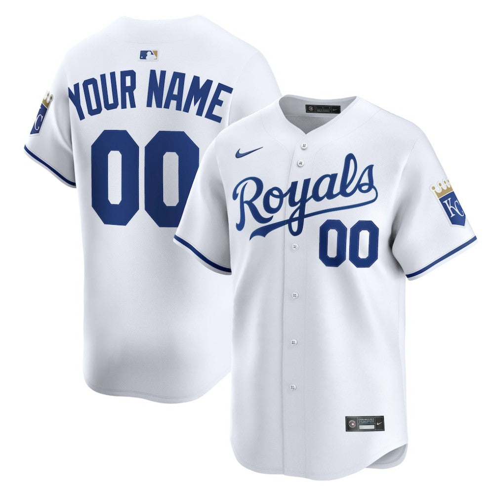 Kansas City Royals Nike Home Limited Custom Jersey On Sale
