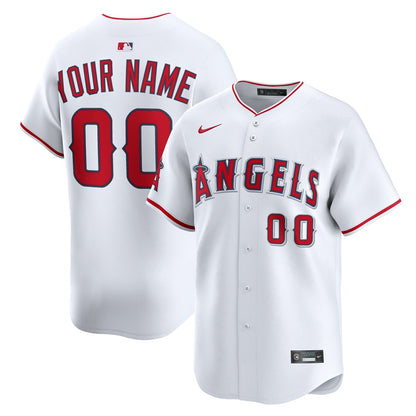 Los Angeles Angels Nike Home Limited Custom Jersey - White | MLB Jerseys