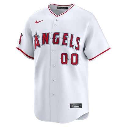 Los Angeles Angels Nike Home Limited Custom Jersey - White | MLB Jerseys