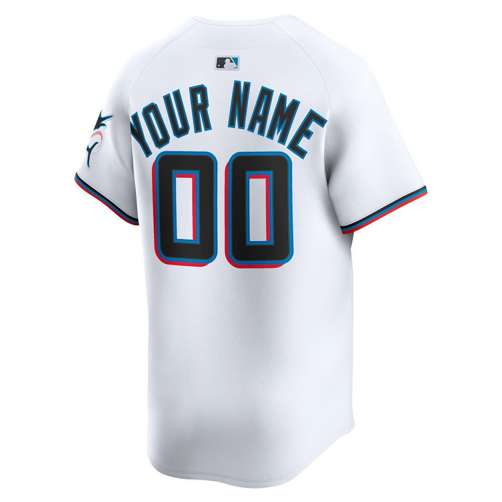 Miami Marlins Nike Home Limited Custom Jersey Sale
