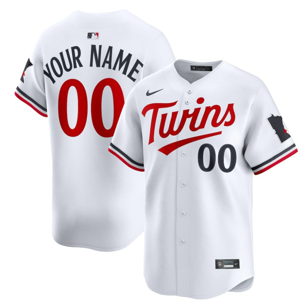 Minnesota Twins Nike Home Limited Custom Jersey Lifestyle