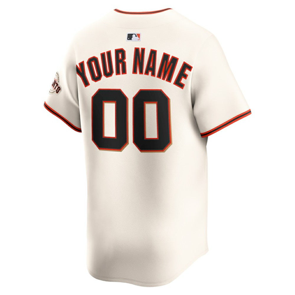 San Francisco Giants Nike Home Limited Custom Jersey On Sale