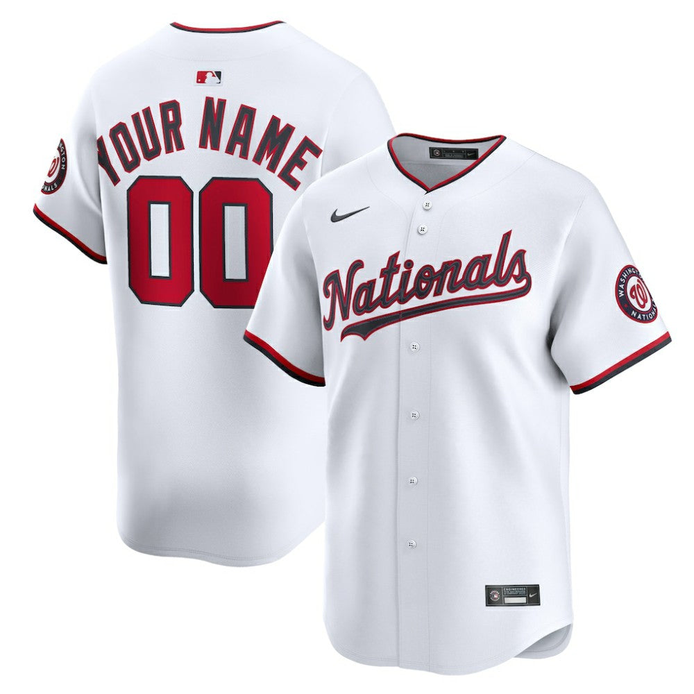 Washington Nationals Nike Home Limited Custom Jersey discount