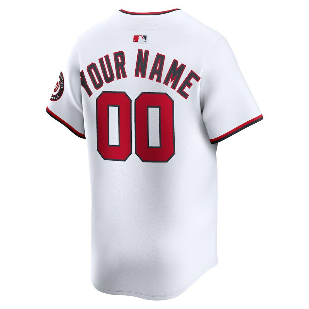 Washington Nationals Nike Home Limited Custom Jersey discount