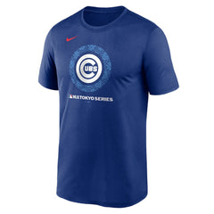 Chicago Cubs Nike 2025 MLB World Tour: Tokyo Series Legend Logo Performance T-Shirt discount