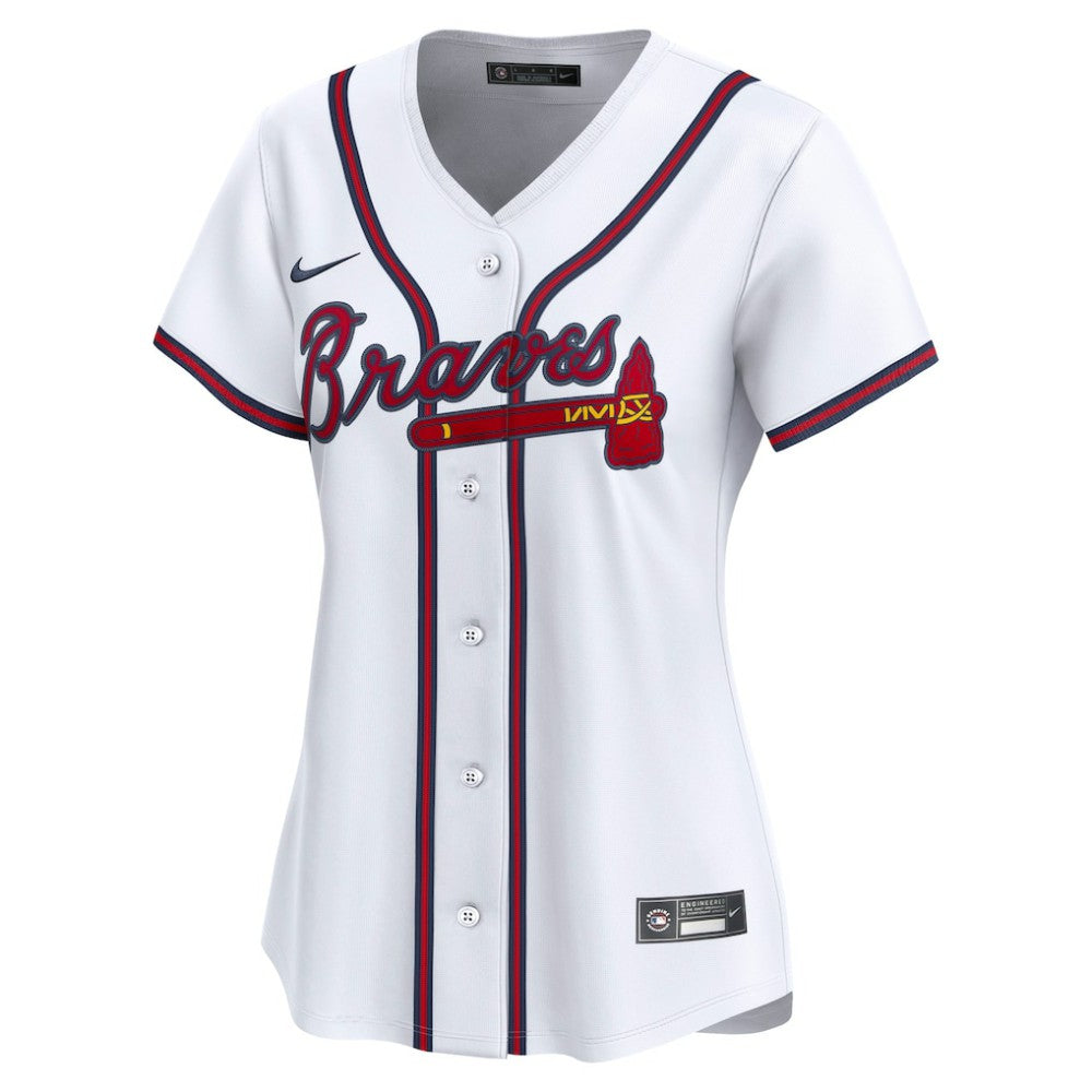 Atlanta Braves Nike Women's Home Limited Custom Jersey Lifestyle