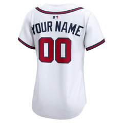 Atlanta Braves Nike Women's Home Limited Custom Jersey Lifestyle