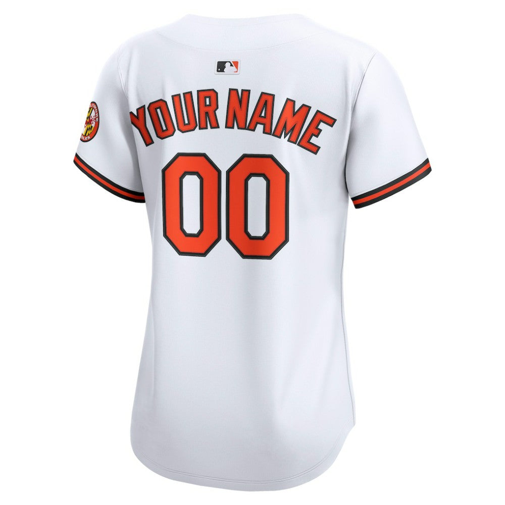 Baltimore Orioles Nike Women's Home Limited Custom Jersey On Sale