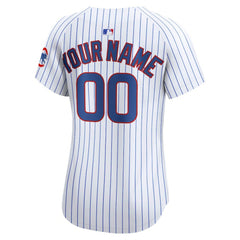Chicago Cubs Nike Women's Home Limited Custom Jersey discount
