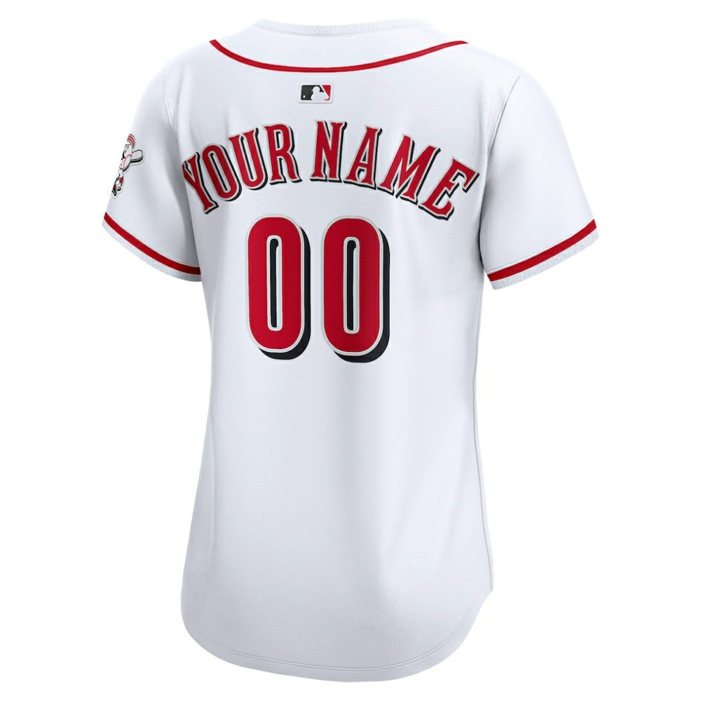 Cincinnati Reds Nike Women's Home Limited Custom Jersey Clearance