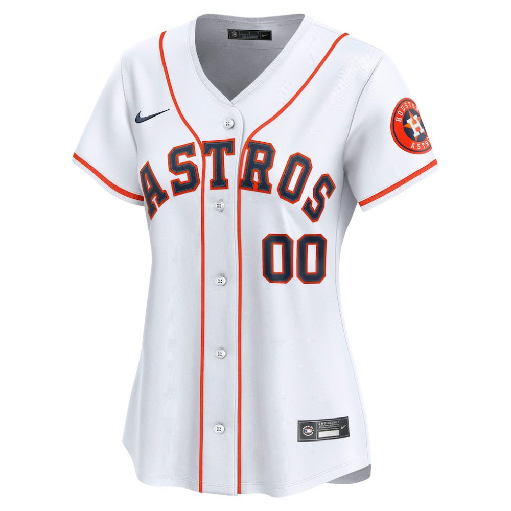 Houston Astros Nike Women's Home Limited Custom Jersey On Sale