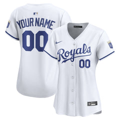 Kansas City Royals Nike Women's Home Limited Custom Jersey On Sale