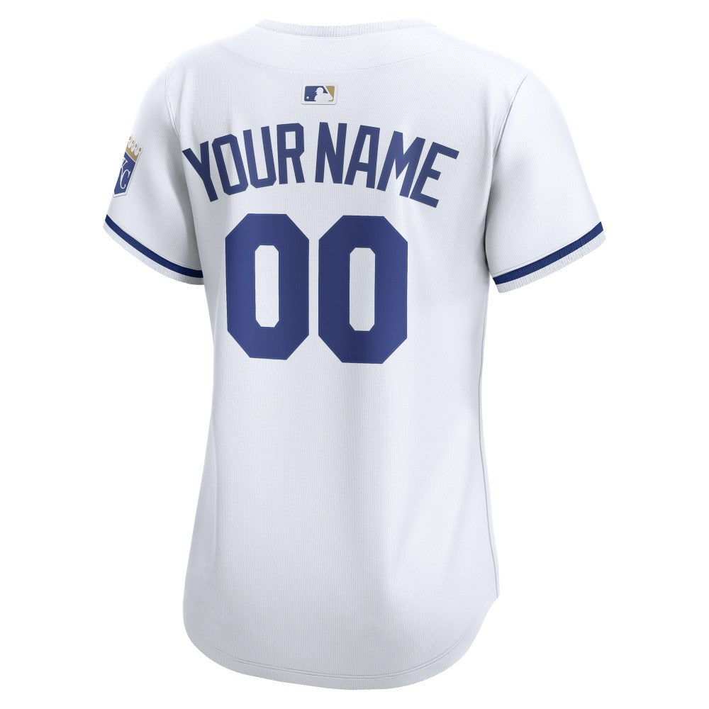 Kansas City Royals Nike Women's Home Limited Custom Jersey On Sale