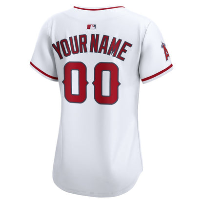 Los Angeles Angels Nike Women's Home Limited Custom Jersey - White | MLB Jerseys