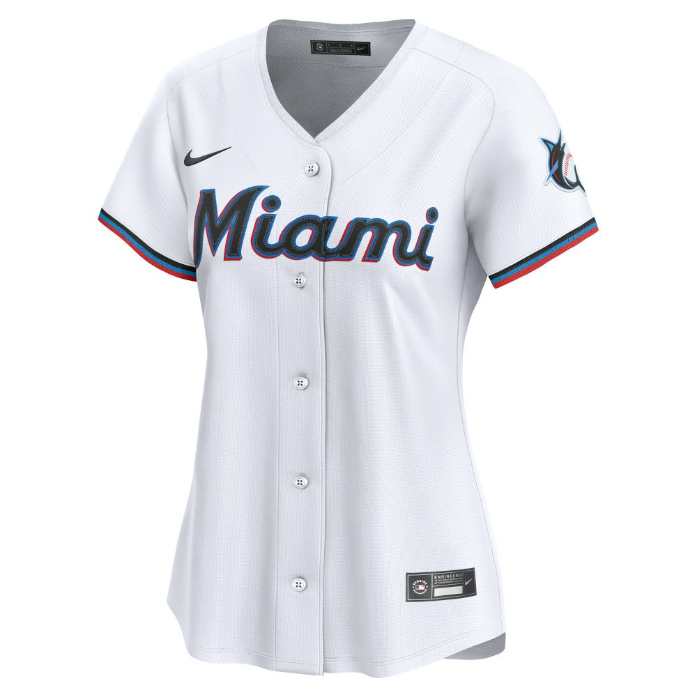 Miami Marlins Nike Women's Home Limited Custom Jersey for sale