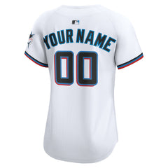 Miami Marlins Nike Women's Home Limited Custom Jersey for sale