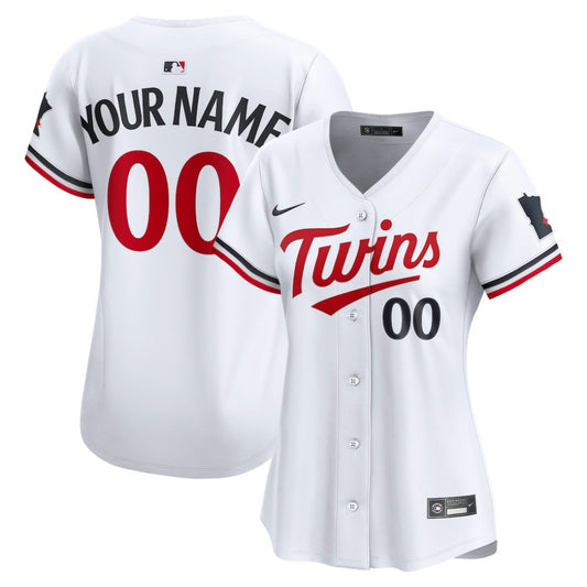 Minnesota Twins Nike Women's Home Limited Custom Jersey - White | MLB Jerseys