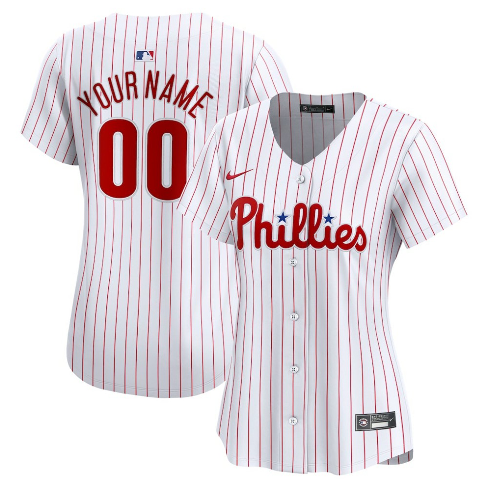 Philadelphia Phillies Nike Women's Home Limited Custom Jersey Lifestyle