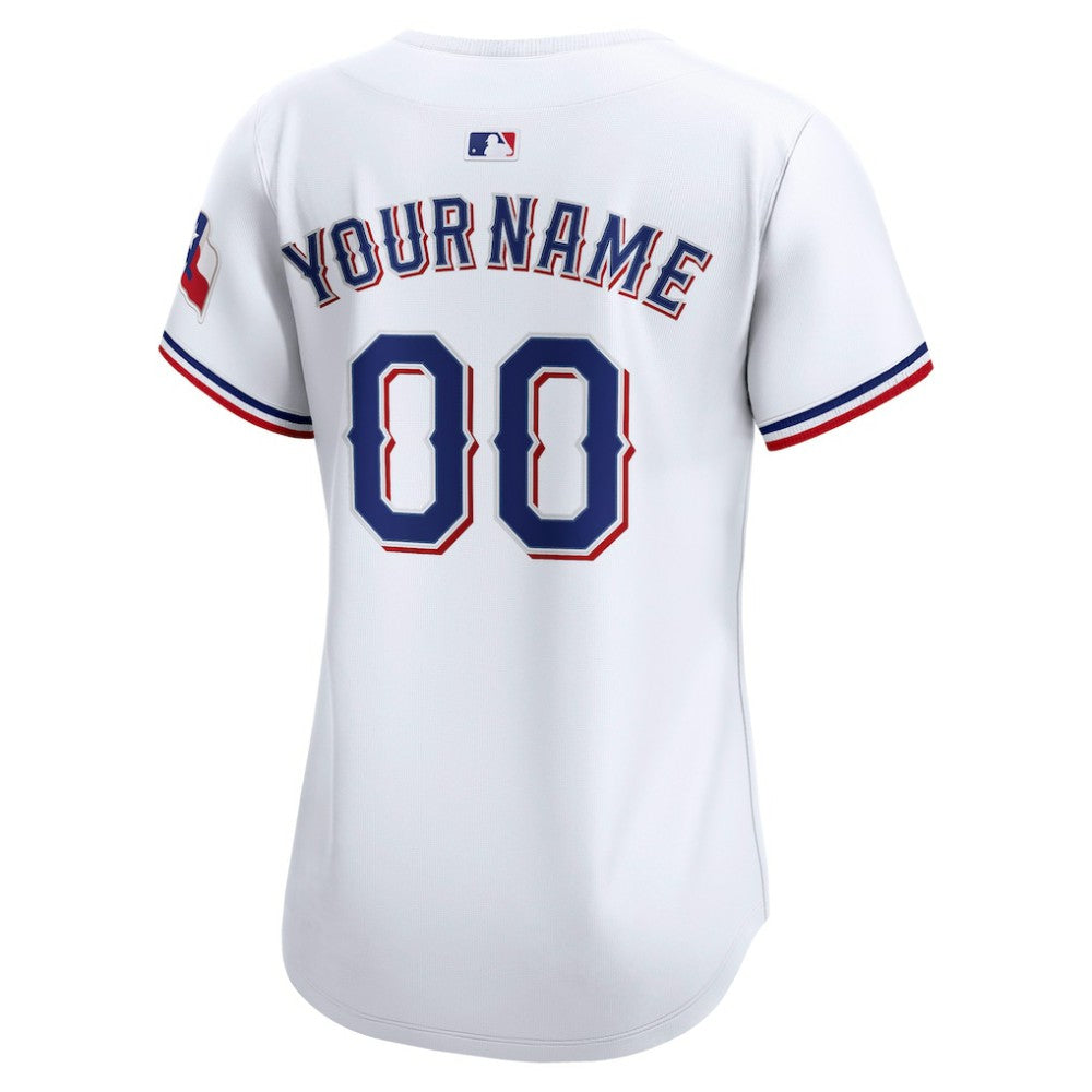 Texas Rangers Nike Women's Home Limited Custom Jersey discount