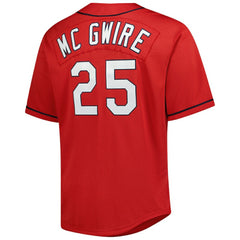 Mark McGwire St. Louis Cardinals Mitchell & Ness Big & Tall Cooperstown Mesh Batting Practice Jersey Lifestyle