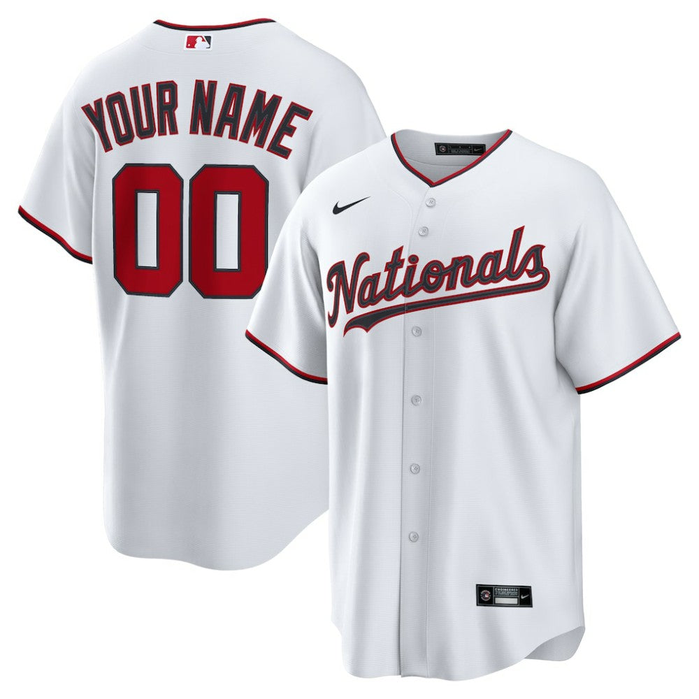 Washington Nationals Nike Home Custom Replica Jersey Sale