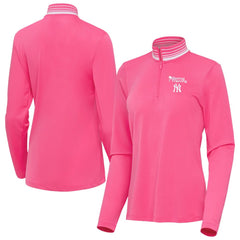 New York Yankees Antigua Women's Spring Training Palmetto Quarter-Zip Top for sale