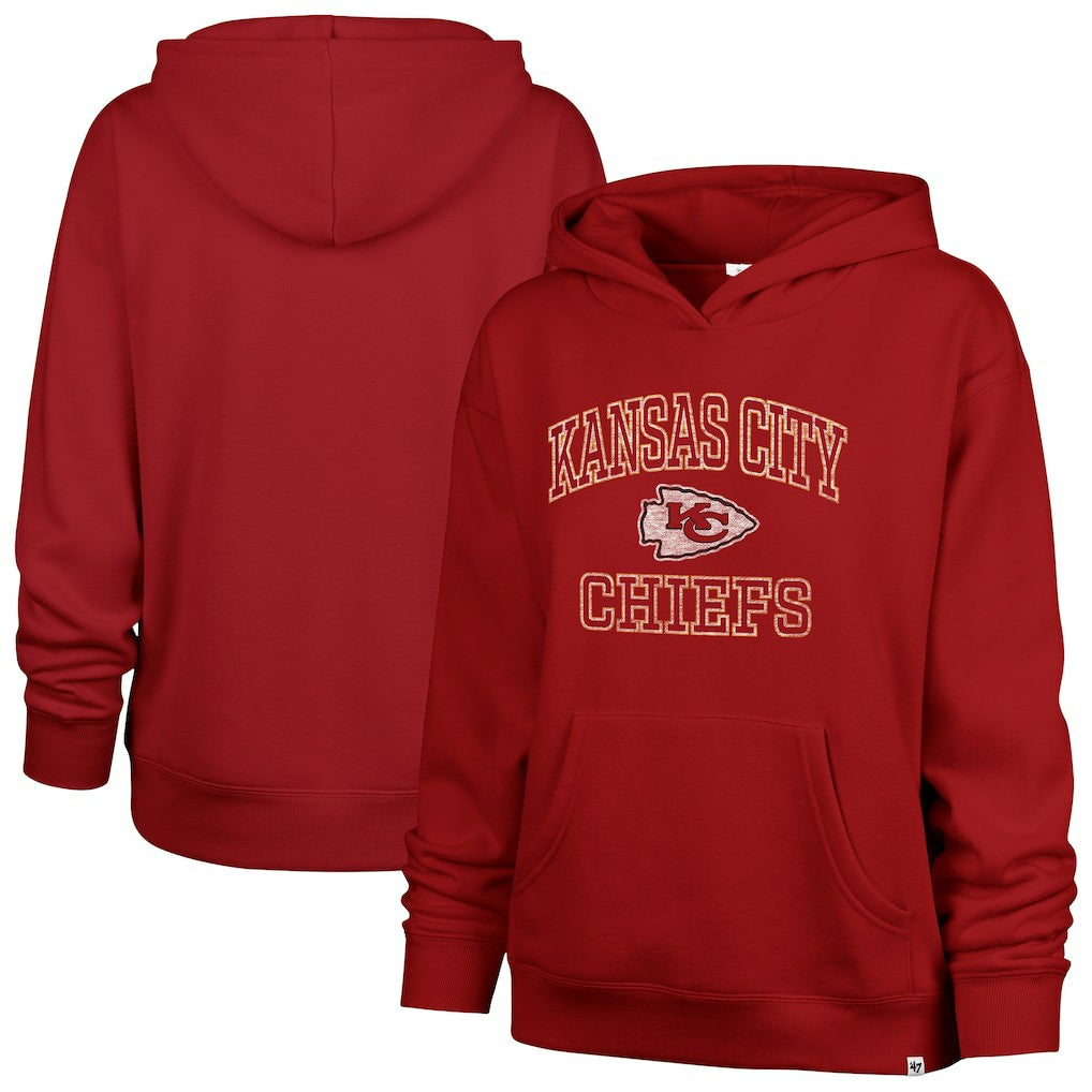 Kansas City Chiefs '47 Women's Clarity Naomi Hoodie Red - 47 brand