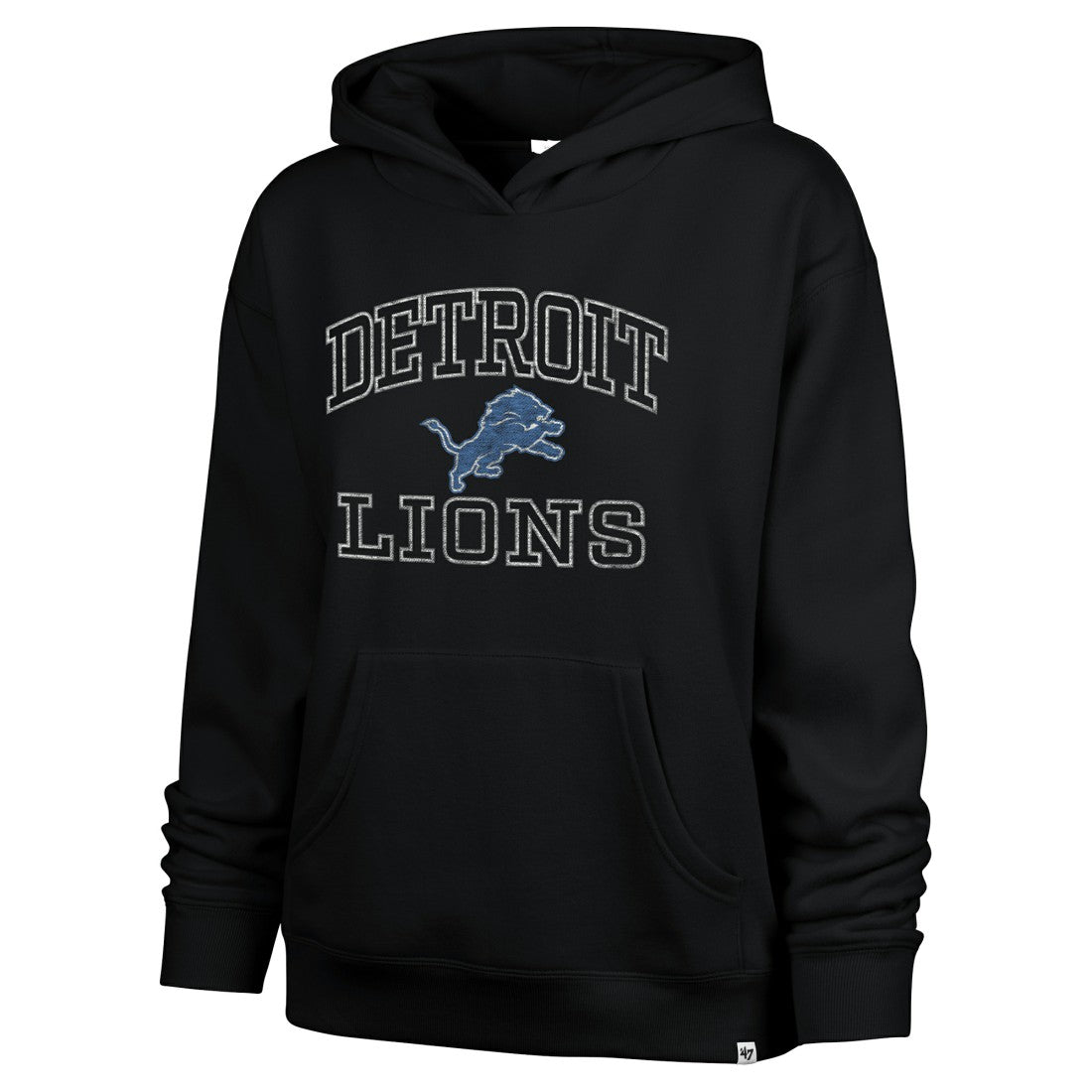 Detroit Lions '47 Women's Clarity Naomi Hoodie Black - 47 brand