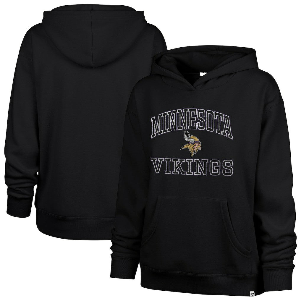 Minnesota Vikings '47 Women's Clarity Naomi Hoodie Black - 47 brand