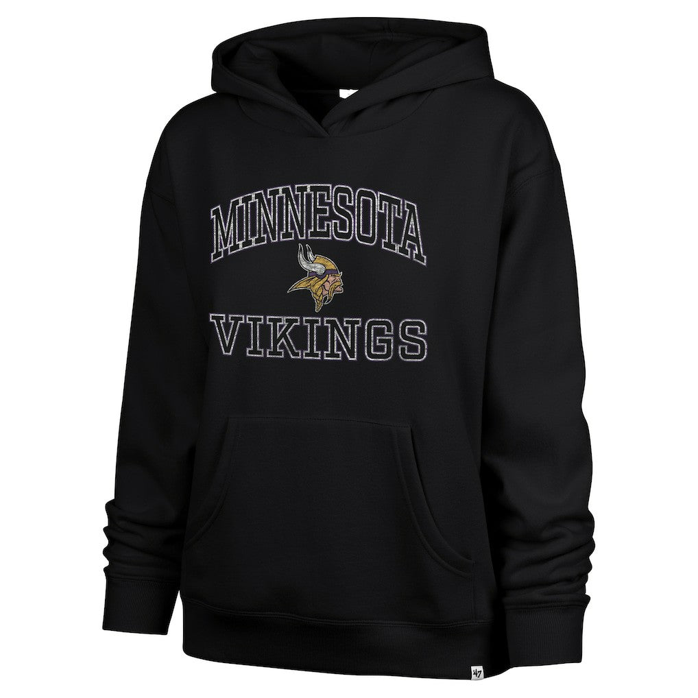 Minnesota Vikings '47 Women's Clarity Naomi Hoodie Black - 47 brand