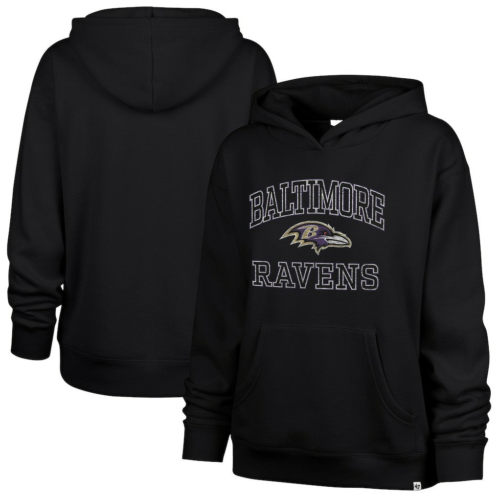 Baltimore Ravens '47 Women's Clarity Naomi Hoodie Black - 47 brand
