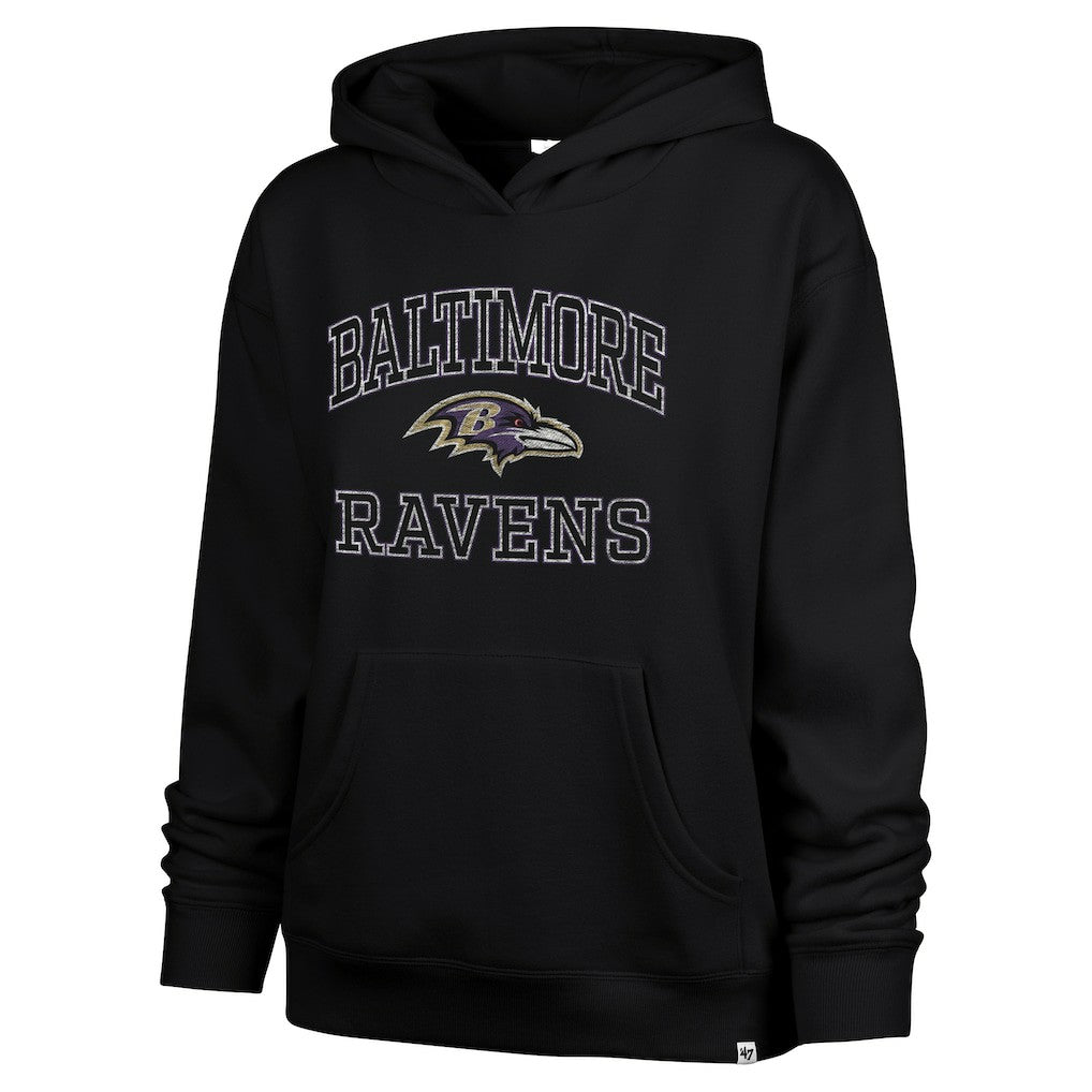 Baltimore Ravens '47 Women's Clarity Naomi Hoodie Black - 47 brand