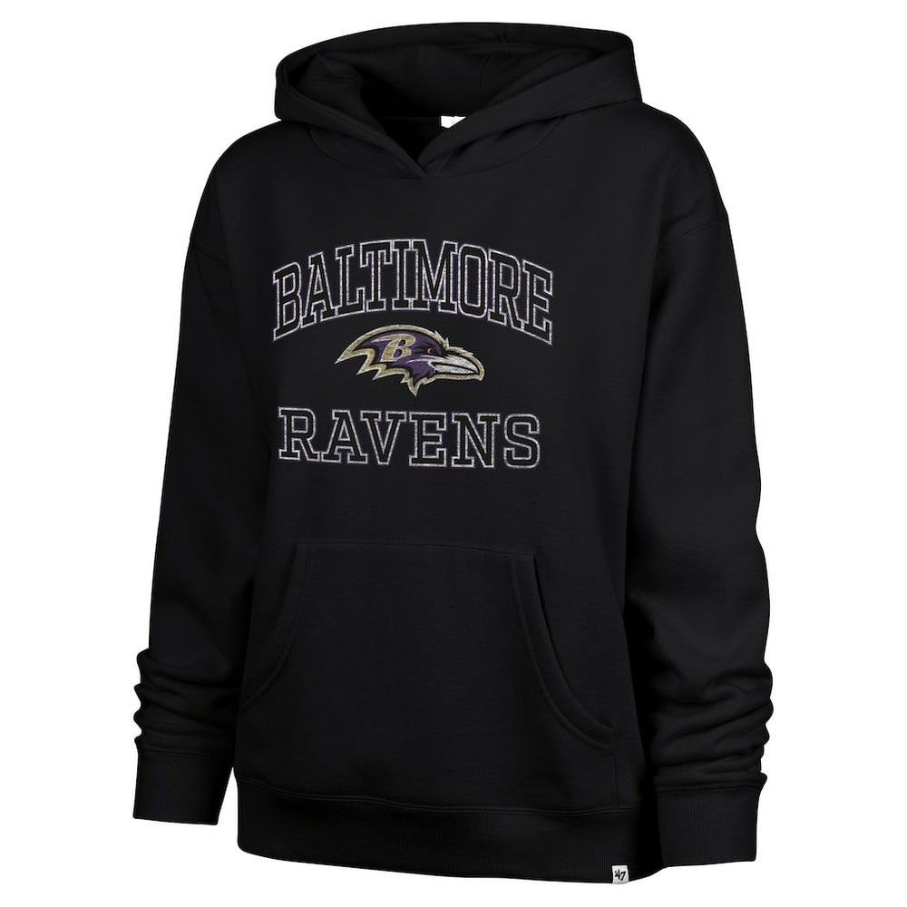Baltimore Ravens '47 Women's Clarity Naomi Hoodie Black - 47 brand