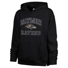 Baltimore Ravens '47 Women's Clarity Naomi Hoodie Black - 47 brand