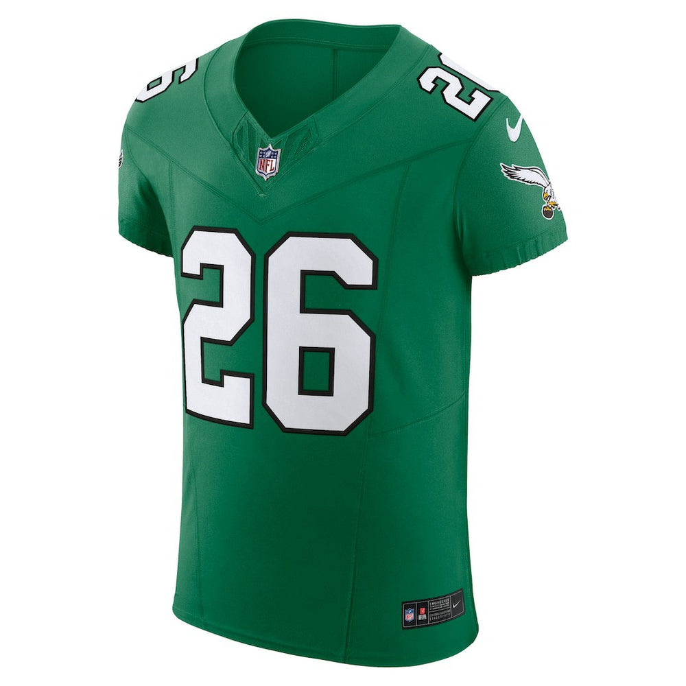 Saquon Barkley Philadelphia Eagles Alternate Vapor F.U.S.E. Elite Jersey Kelly Green - Nike