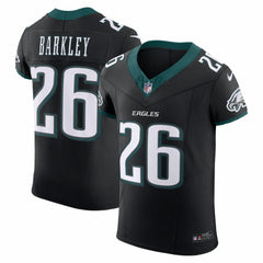 Saquon Barkley Philadelphia Eagles Alternate Vapor F.U.S.E. Elite Jersey Black - Nike