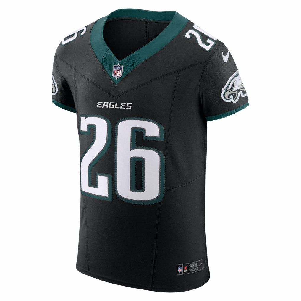 Saquon Barkley Philadelphia Eagles Alternate Vapor F.U.S.E. Elite Jersey Black - Nike