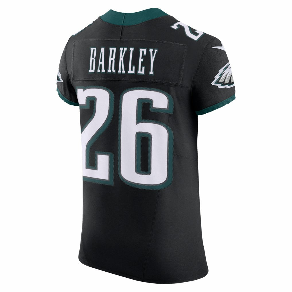 Saquon Barkley Philadelphia Eagles Alternate Vapor F.U.S.E. Elite Jersey Black - Nike
