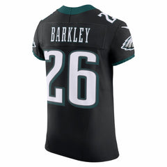 Saquon Barkley Philadelphia Eagles Alternate Vapor F.U.S.E. Elite Jersey Black - Nike